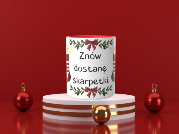 Świąteczny Kubek na Święta - Znów dostanę skarpetki - obrazek 3